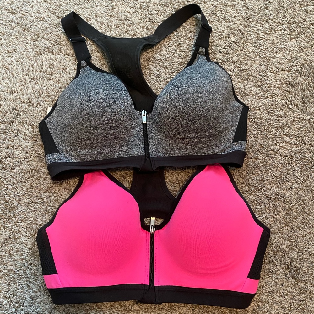 Two VS sports bras. Excellent condition